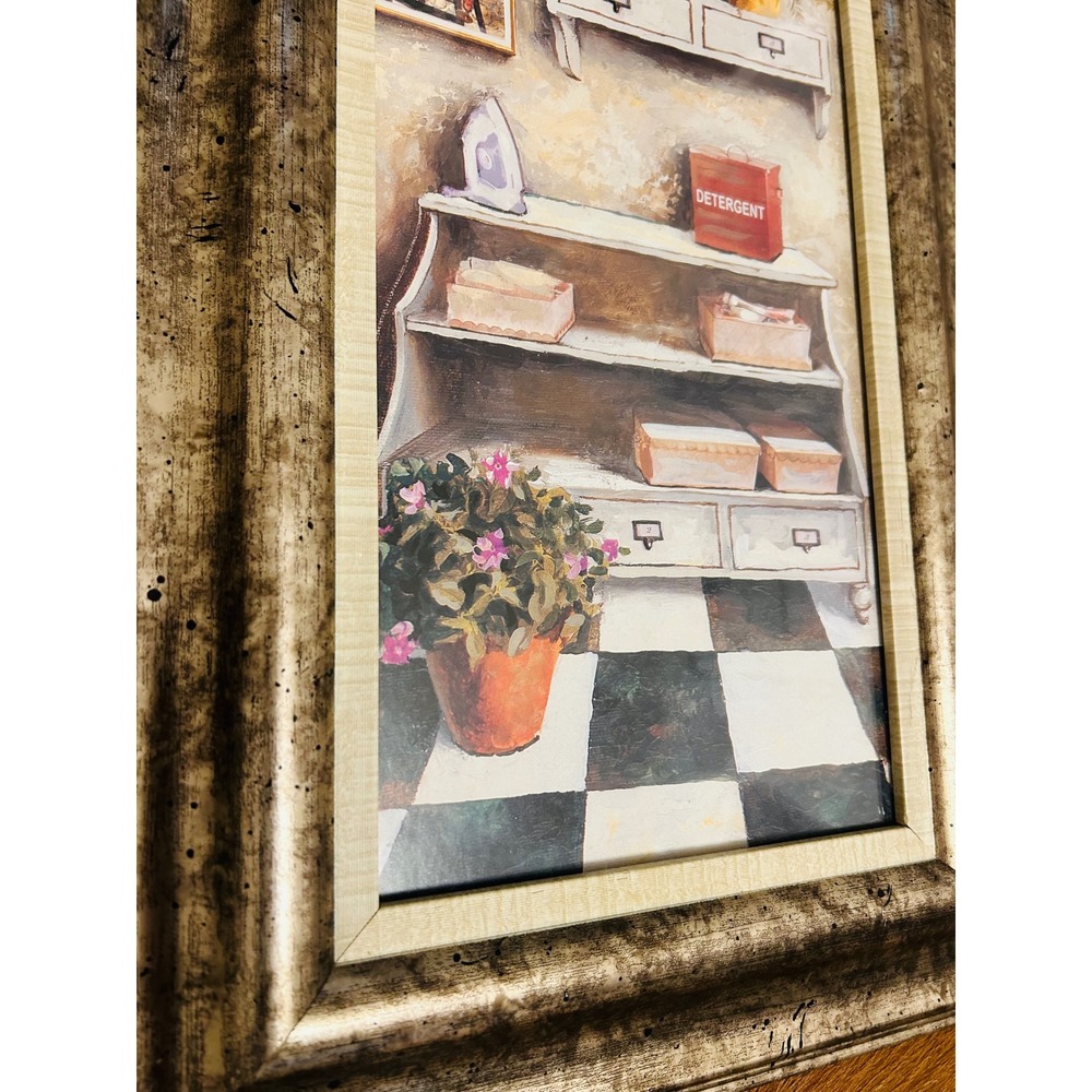 Vintage Laundry Room Art Picture 13x25 detergent iron cottagecore cozy
Country - Picture 2 of 7